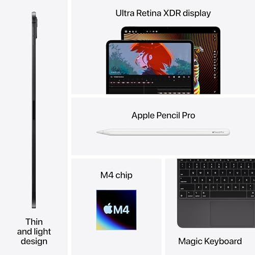 Apple iPad Pro 11-inch (M4) Wifi + Celular 256Gb + Estuche