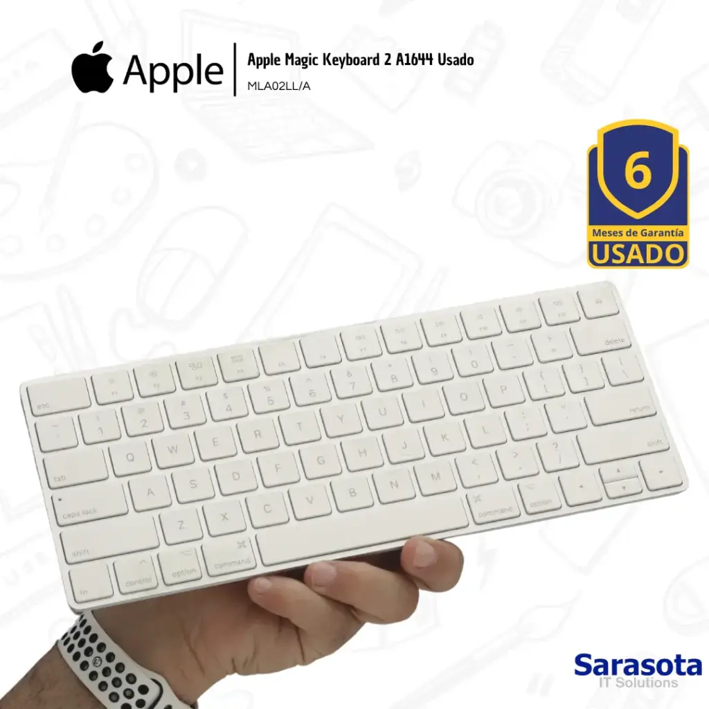 Apple Magic Keyboard 2 A1644 MLA02LL/A Usado