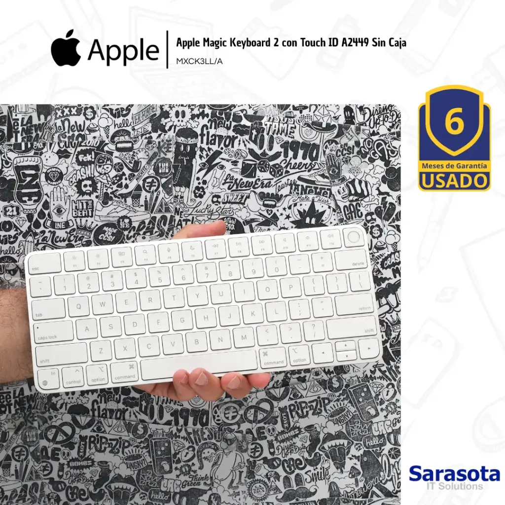Apple Magic Keyboard 2 A2449 con Touch ID Sin Caja