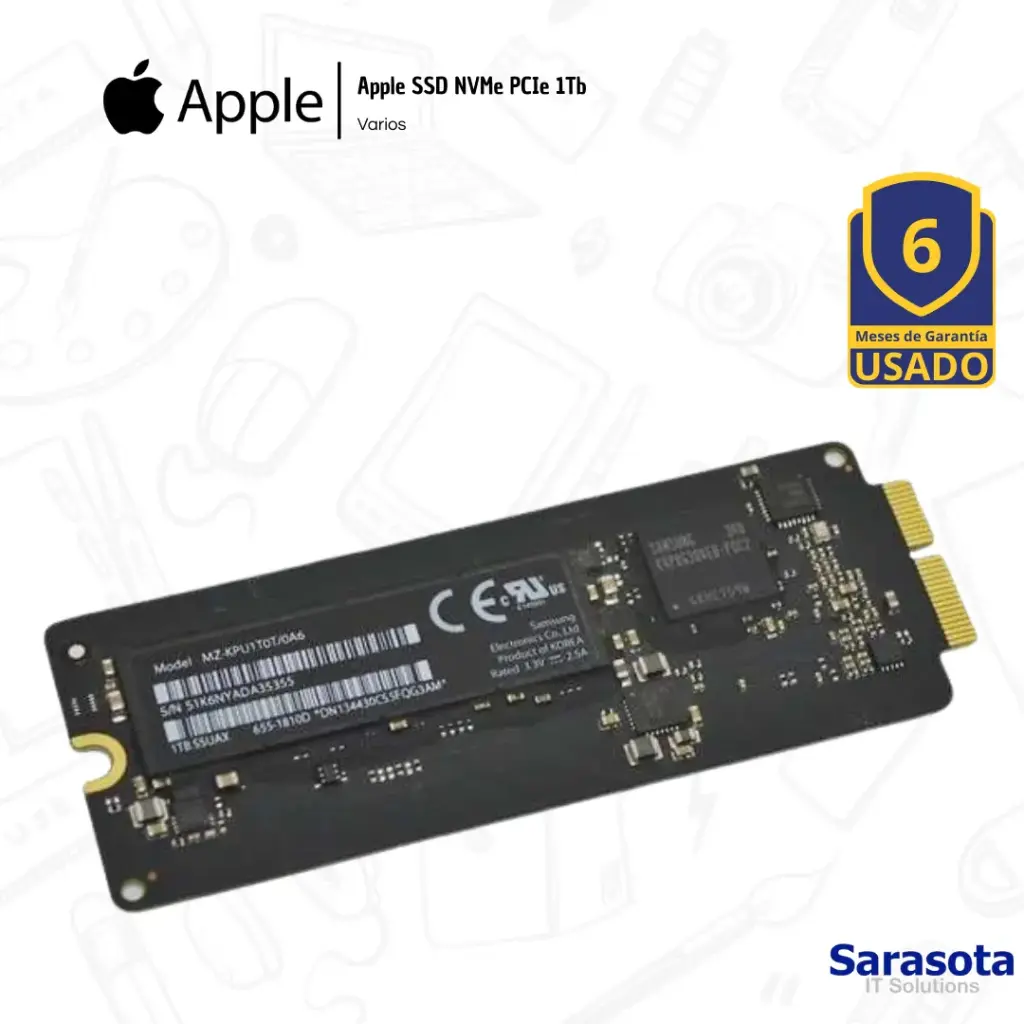 Apple SSD NVMe 1Tb