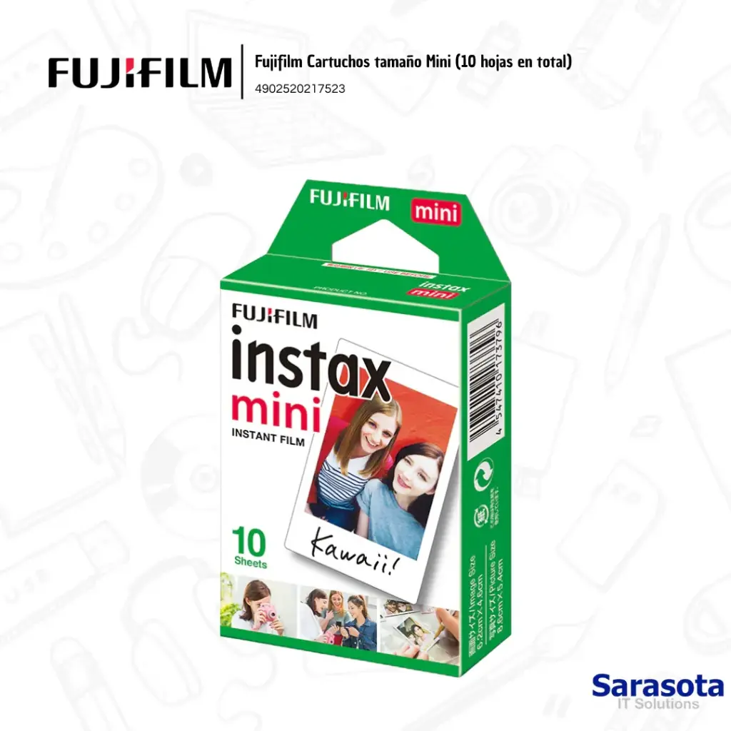 Fujifilm Instax Cartucho Mini Film (10 Fotografìas)
