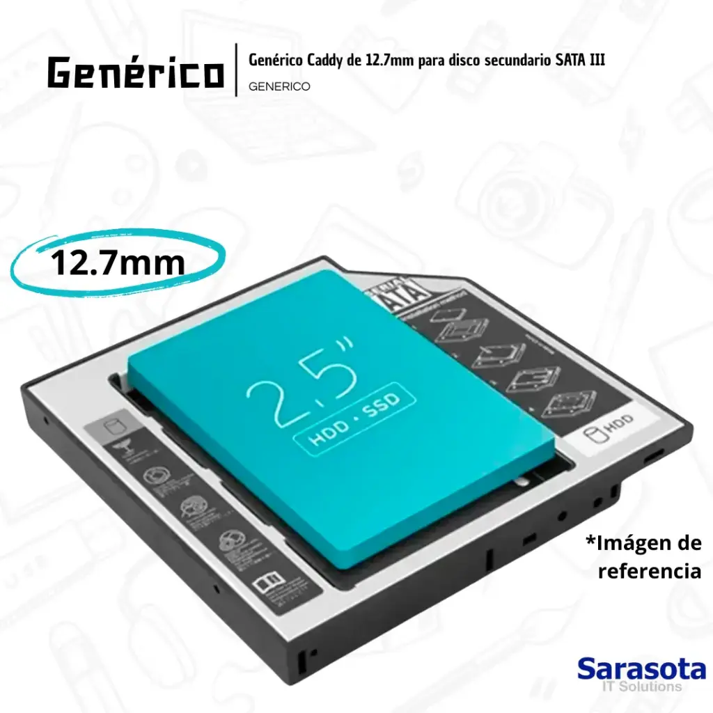 Genérico Caddy 12,7mm