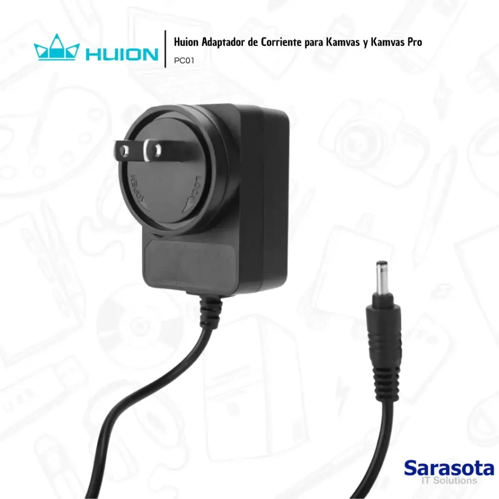 Huion Adaptador de Corriente para Kamvas PC01