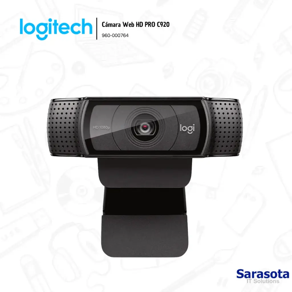 Logitech Cámara Web HD PRO C920 (960-000764)