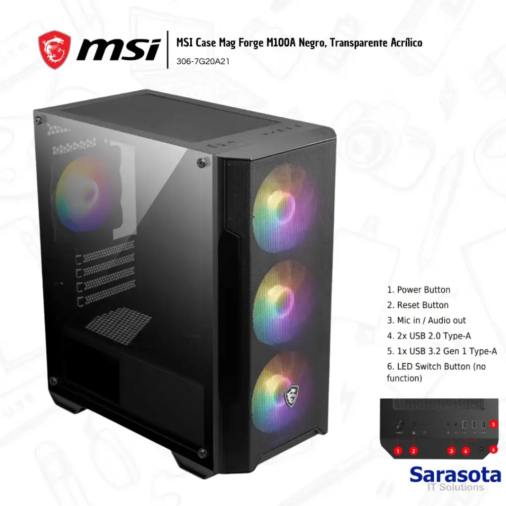 Msi Case Mag Forge M100A