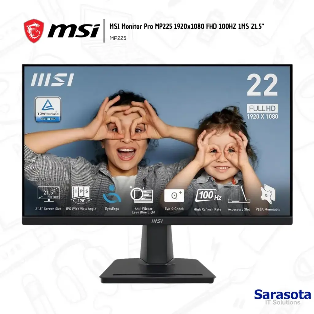 Msi Monitor Flat PRO MP225 22" 100hz