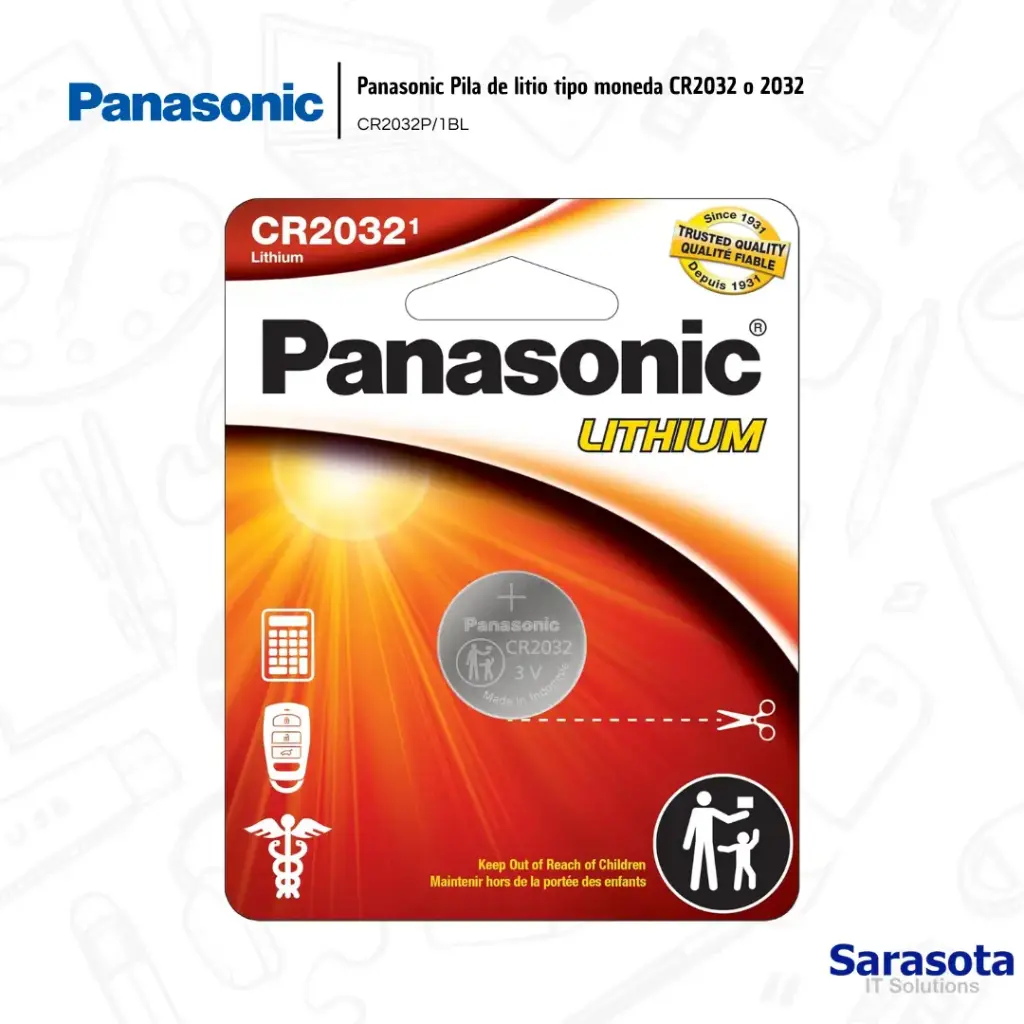 Panasonic Baterias 2032