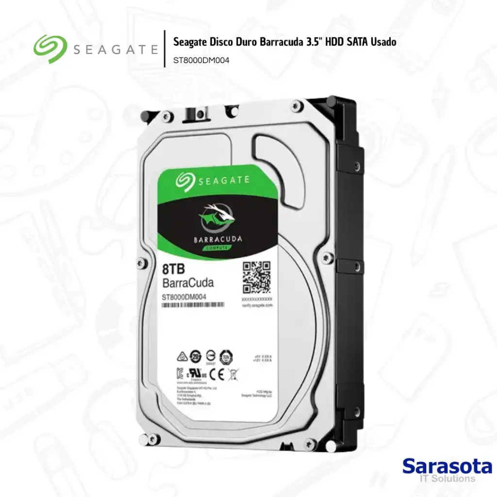 Seagate Disco Duro Barracuda 3.5" HDD SATA Usado