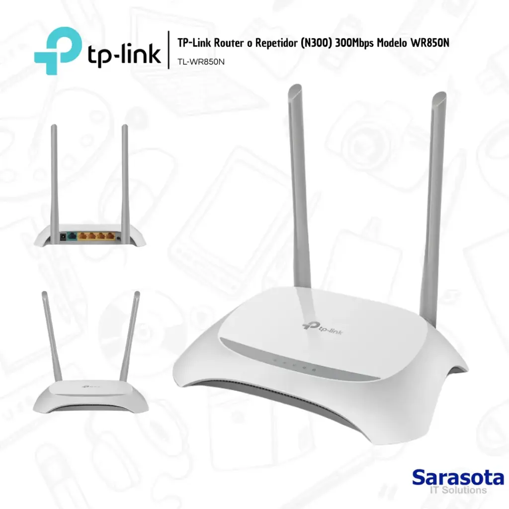 TP-Link Router N300 300mbps WR850N 