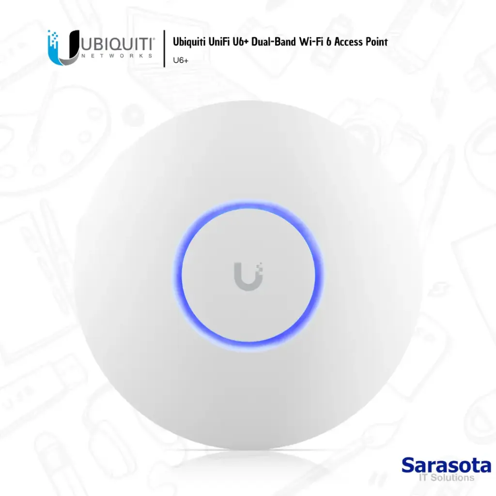 Ubiquiti UniFi U6+ Dual-Band Wi-Fi 6 Access Point