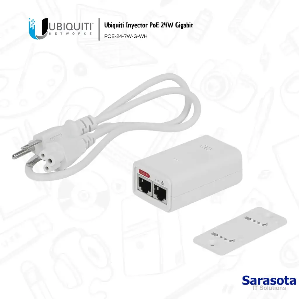 Ubiquiti Inyector PoE 15W Gigabit (U-POE)