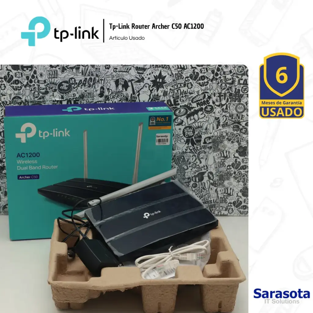 Outlet Tp-Link Router Archer C50 AC1200