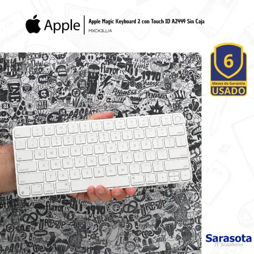 [APP023] Apple Magic Keyboard 2 A2449 con Touch ID Sin Caja