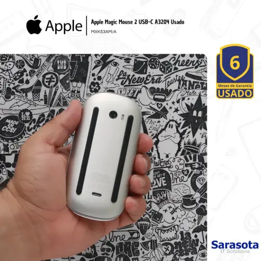 [APP028] Apple Magic Mouse 2 A3204 USB-C Usado