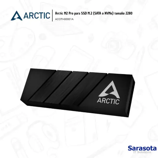 [ARC001] Arctic M2 Pro Disipador térmico para M.2 2280 Black