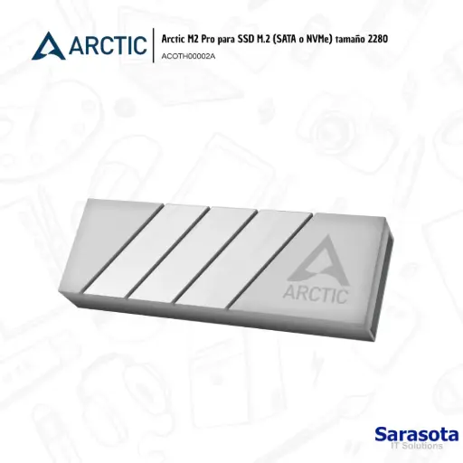 [ARC002] Arctic M2 Pro Disipador térmico para M.2 2280 Silver