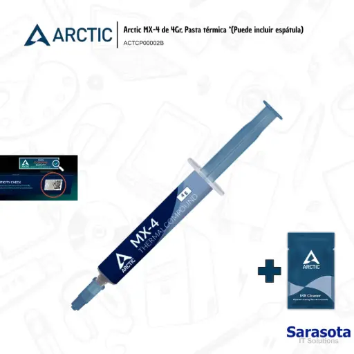 [ARC005] Arctic MX-4 Pasta Térmica 4gr