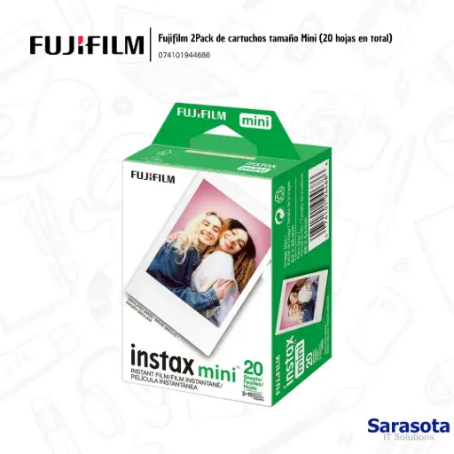 [FUJ003] Fujifilm Instax Cartuchos Mini Film 2Pack (20 fotografías)