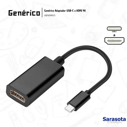 [GEN007] Genérico Adaptador USB-C a HDMI