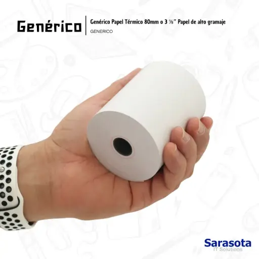 [GEN031] Genérico Papel Impresora Térmica 80mm
