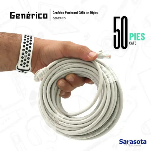 [GEN036] Genérico Patch Cord CAT6 RJ45 de 50 pies