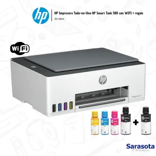 [HP0009] HP Impresora Todo-en-Uno HP Smart Tank 580 5D1B4A