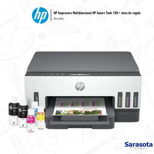 [HP0010] HP Impresora Todo-en-Uno HP Smart Tank 720 6UU46A