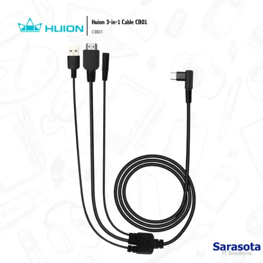 [HUI002] Huion Cable 3-en-1 CB01