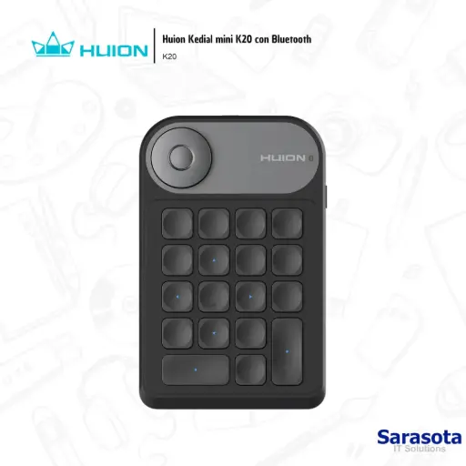 [HUI010] Huion Keydial Mini teclado Bluetooth K20