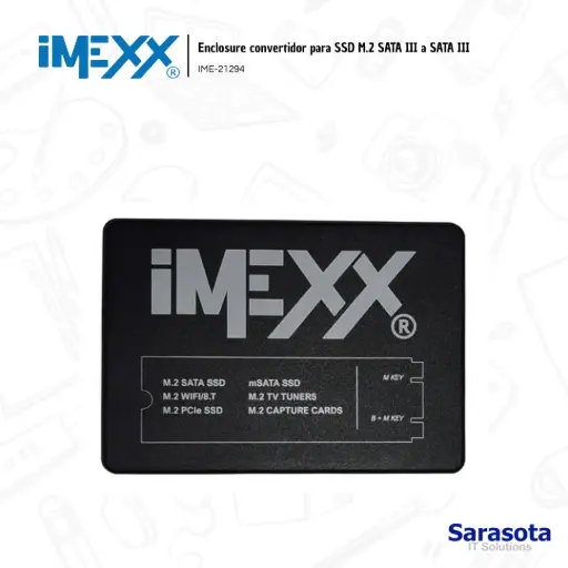 [IME002] IMEXX Enclosure para discos M2 SATA