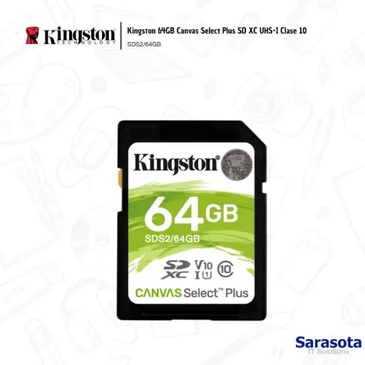 [KIN007] Kingston SD Canvas Select Plus de 64Gb 100mbps