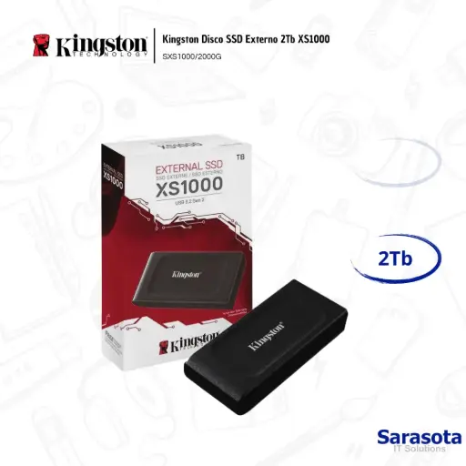 [KIN010] Kingston SSD Externo 2Tb XS1000