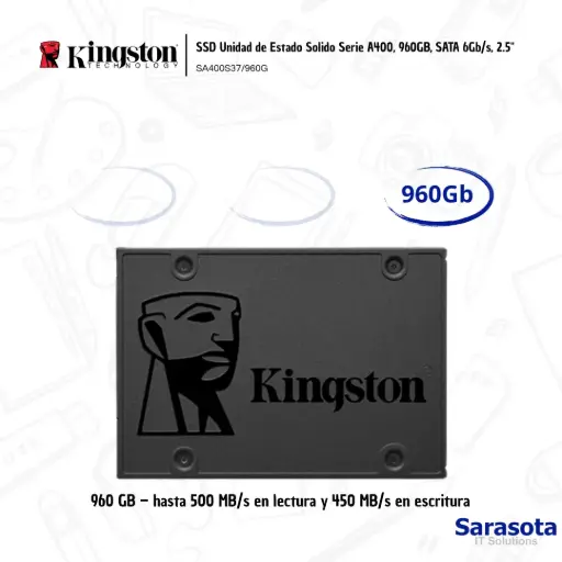 [KIN016] Kingston SSD SATA III A400 960Gb