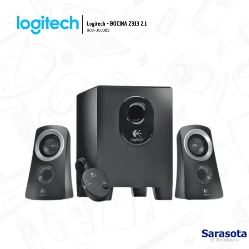 [LOG006] Logitech Bocina Z313 Sistema de Sonido 2.1 (980-000382)