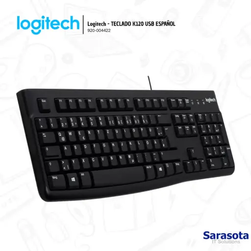 [LOG027] Logitech Teclado K120 Español Alámbrico (920-004422)