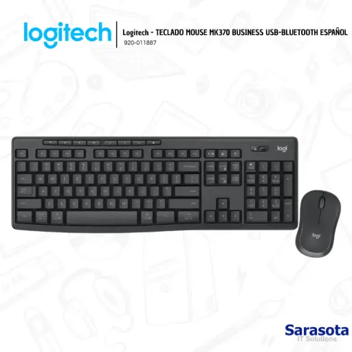 [LOG033] Logitech Teclado y Mouse MK370 USB BLT (920-011887)