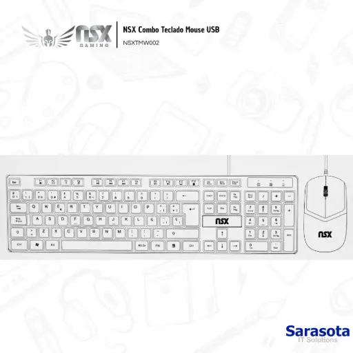 [NSX003] NSX Combo Teclado Mouse USB