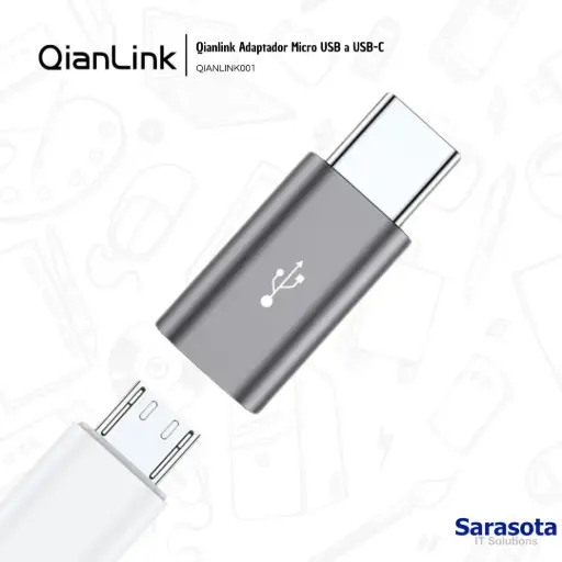 [QIA001] Qianlink Adaptador Micro USB a USB-C