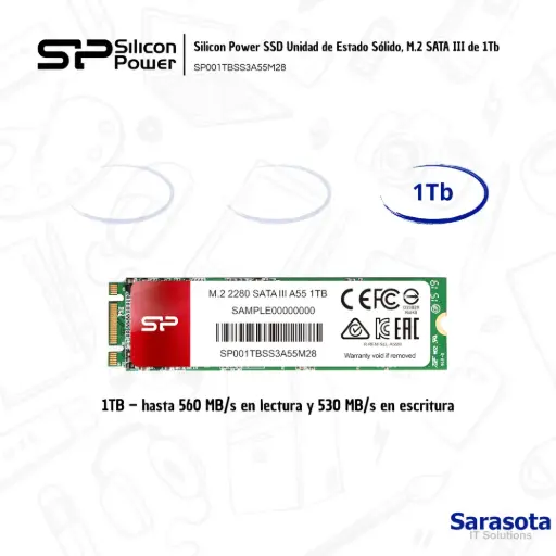 [SIL014] Silicon Power SSD SATA III A55 M.2 1Tb