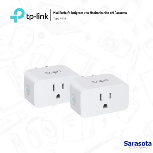 [TAP001] TAPO Enchufe inteligente con Monitoreo de Energía P115