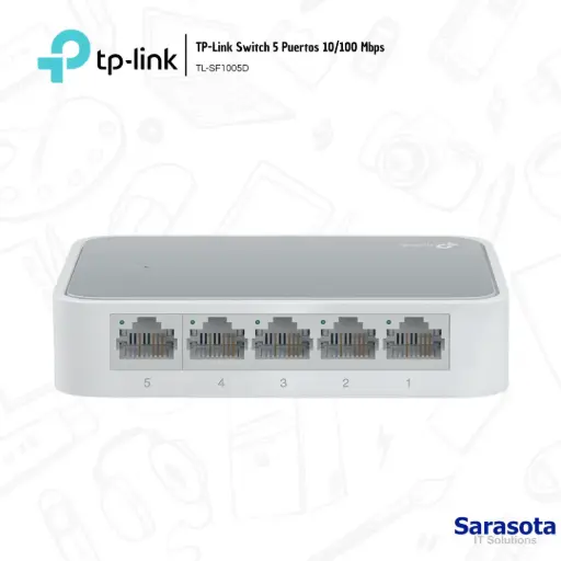 [TPL023] TP-Link Switch 5 Puertos SF1005D 