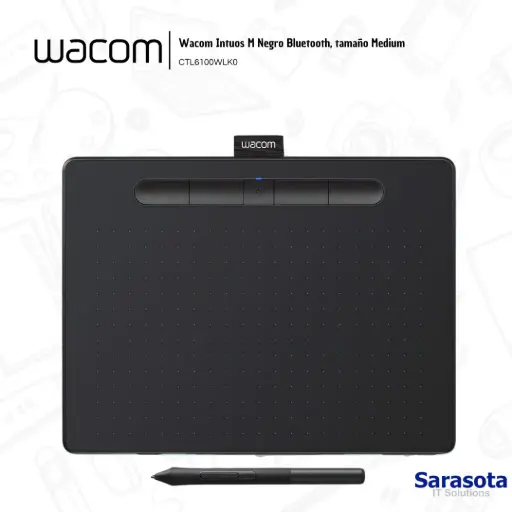 [WAC002] Wacom Intuos M Negro CTL6100WLK0