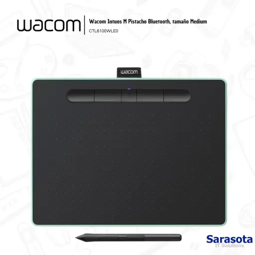 [WAC003] Wacom Intuos M Pistacho CTL6100WLE0