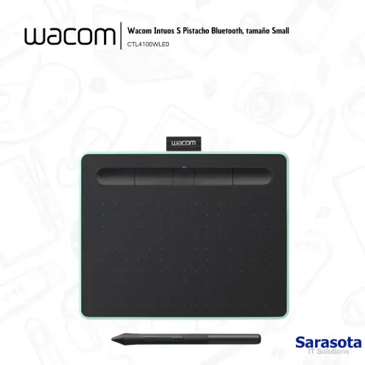 [WAC009] Wacom Intuos S Versión con Bluetooth Pistacho CTL4100WLE0