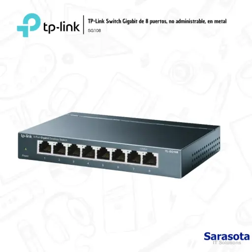 [TPL033] TP-Link Switch 8 Puertos SG108