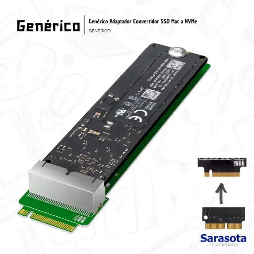 [GEN051] Genérico Adaptador Convertidor SSD Mac a NVMe