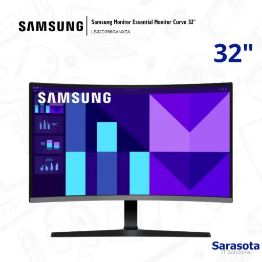 [SAM007] Samsung Monitor Essential Monitor Curvo 32" LS32D396GANXZA