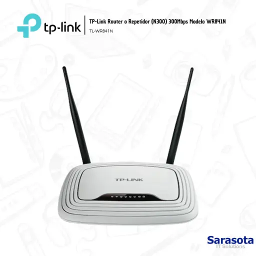 [TPL035] TP-Link Router Inalámbrico N 300Mbps TL-WR841N
