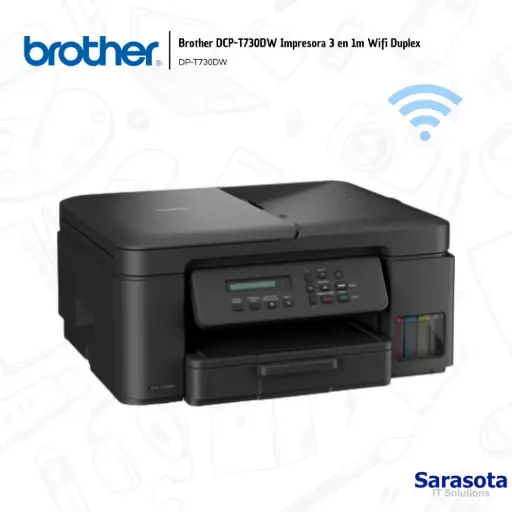 [BRO004] Brother DCP-T730DW Impresora 3 en 1m Wifi Duplex